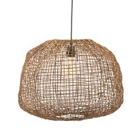 Hata plafondlamp groot - bruin