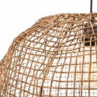 Hata plafondlamp groot - bruin