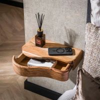 Fraaai Boka nachtkastje organisch set van 2 - massief acacia naturel