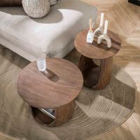 Buster bijzettafel M - massief acacia glaze bruin