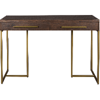 Class console table/sidetable 120 cm bruin/goud van het woonmerk Dutchbone