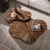 Fraaai Rebecca salontafel set van 2 - massief teak espresso