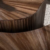 Fraaai Rebecca salontafel set van 2 - massief teak espresso