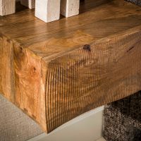 Fraaai Pioter nachtkastje zwevend 1 lade - massief mango zand