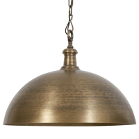 Demi hanglamp Ø70 cm ruw oud brons van het woonmerk Light & Living