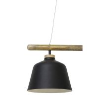 Light & Living Banu hanglamp 4L - hout zwart