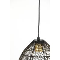 Meya hanglamp Ø23x31 cm - zwart-goud