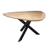 Ortiz eettafel driehoek - massief acacia naturel