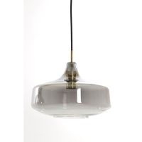 Solna hanglamp 3L - antiek brons/smoke glas
