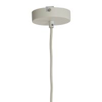 Light & Living Malacia hanglamp Ø50x38 cm - raffia naturel+crème - OUTLET B