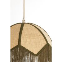 Light & Living Sulina hanglamp ø35x28 cm raffia - naturel+groen