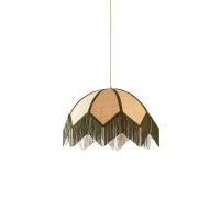 Light & Living Sulina hanglamp ø45x32,5 cm raffia - naturel+groen