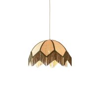 Light & Living Sulina hanglamp ø45x32,5 cm raffia - naturel+groen