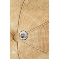 Light & Living Sulina hanglamp ø55x36,5 cm raffia - naturel+groen