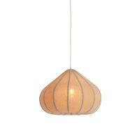 Light & Living Zubeda hanglamp ø50x34 cm linnen - naturel