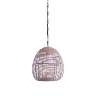 Light & Living Oliveria hanglamp ø32x39 cm - licht roze