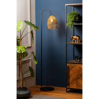 Meya vloerlamp 34x30,5x172 cm zwart/goud van het woonmerk Light&Living