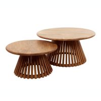 Odila ronde salontafel - set van 2 van het woonmerk Fraaai