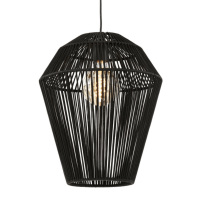 Deya hanglamp Ø30x37 cm mat zwart van het woonmerk Light&Living