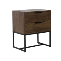 Meave kast 60x40x70 cm hout mat donkerbruin van het woonmerk Light&Living