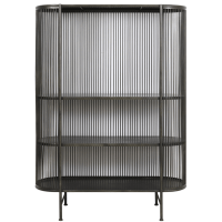 Yinthe kast open 119x40x161 cm zwart van het woonmerk Light&Living