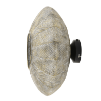 Lavello wandlamp antiek goud/wit Ø37 cm van het woonmerk Light & Living