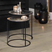 Talca bijzettafels set van 2 van het woonmerk Light&Living