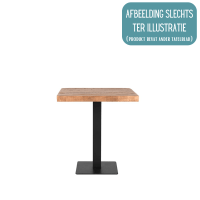 Label51 Restauranttafel 70x70x74 cm - straight edge - espresso