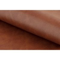 Aino eetkamerstoel | zwart metaal onderstel | PU retro - cognac