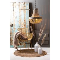 Light & Living Luna hanglamp kralen Ø51 cm - oud wit