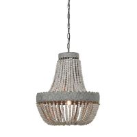 Light & Living Luna hanglamp kralen Ø51 cm - oud wit