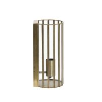 Light & Living Strøby wandlamp 14x13x30,5 cm - antiek brons+glas