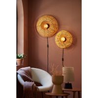 Light & Living Milan wandlamp ø40x15 cm rotan - naturel