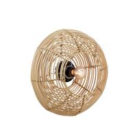 Milan wandlamp ø50x20 cm rotan - naturel