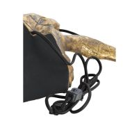 Light & Living Turtle wandlamp 35x26x20 cm - brons