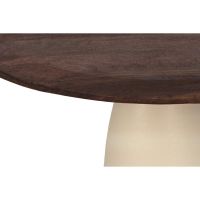 Marron eettafel rond 140cm - bruin