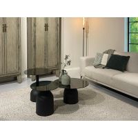 Brix Isa bijzettafel ø50 cm - zwart