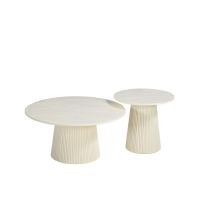 Livingfurn Patrice bijzettafel ø50 cm - crème