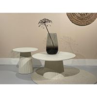 Livingfurn Patrice bijzettafel ø50 cm - crème