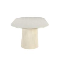 Livingfurn Patrice eettafel 230 cm - crème