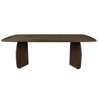 Trevor eettafel Deens ovaal 220 cm - donkerbruin