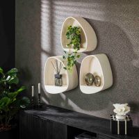 Fraaai Allan wandschap driehoek - marmer composiet