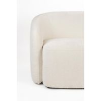 Puur Toby 3-zitsbank - wit