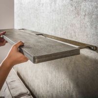 Fraaai Nowi wandschap set van 3 - brons antiek