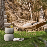 Oda bijzettafel betonlook groen/grijs van het woonmerk Woood