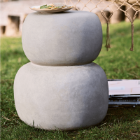 Oda bijzettafel betonlook groen/grijs van het woonmerk Woood