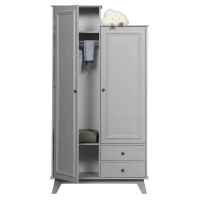 Lily garderobekast grenen 190 cm clay van het woonmerk Woood