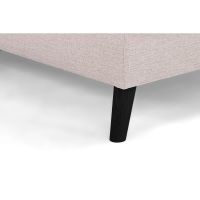 Suus 3-zits hoekbank rechts stof - beige/poot zwart