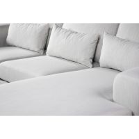 Melva 3-zitsbank L+R stof - beige