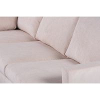 Vurna Lois 3-zits hoekbank links stof - beige